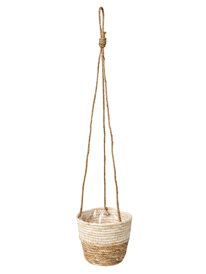 Hanging basket Gasper Ecru