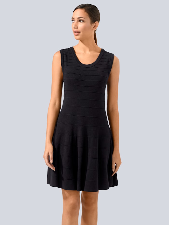 alba moda - Kleid mit Rundhalsausschnitt  Schwarz