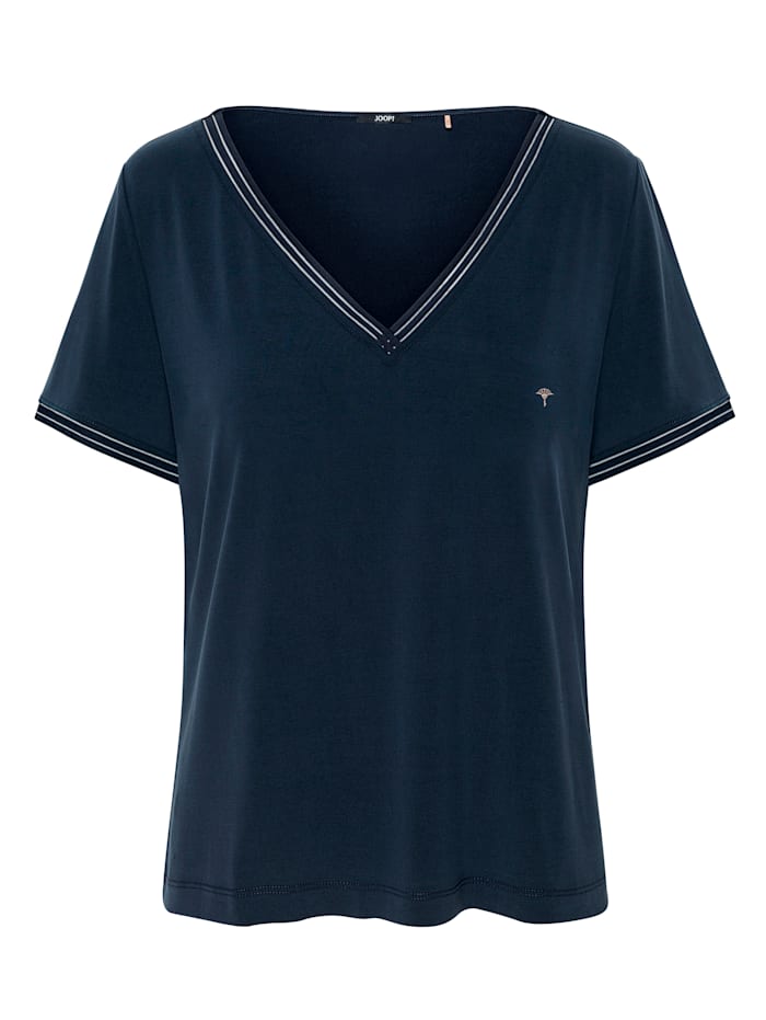 Shirt uit de Sheer Luxury-collectie JOOP! Nachtblauw