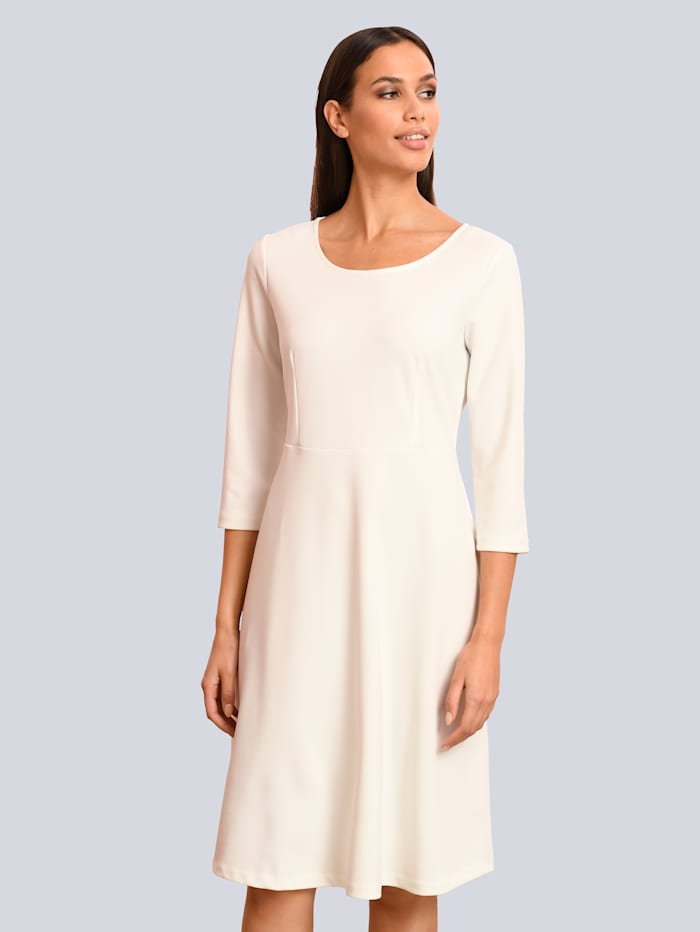 alba moda - Kleid mit ausgestelltem Rock  Weiß