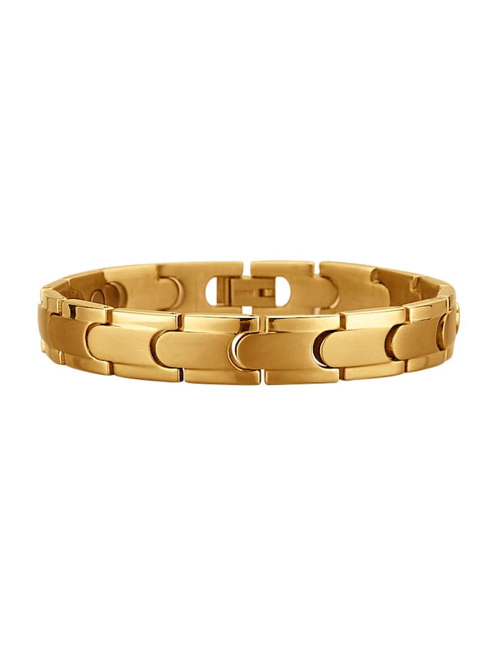 Armband mit 6 Magneten in Titan Magnetic Balance Gelbgoldfarben