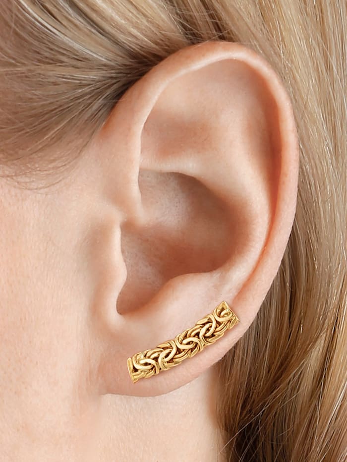 Boucles d'oreilles en or jaune 375 Coloris or jaune