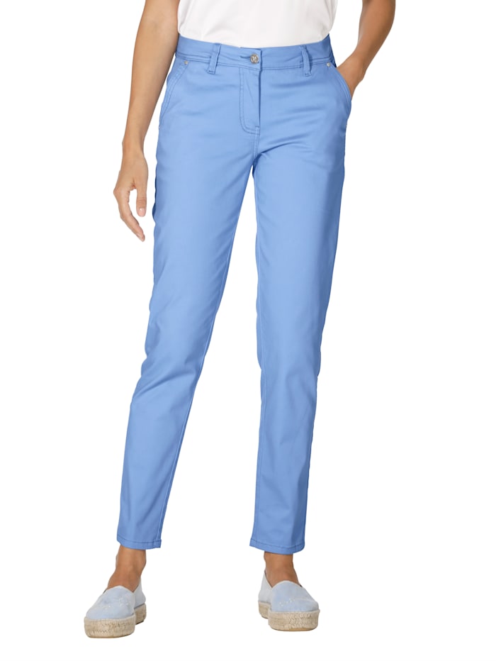 Pantalon chino en coloris tendance AMY VERMONT Bleu ciel
