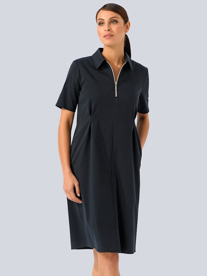 alba moda - Kleid mit Hemdkragen  Marineblau