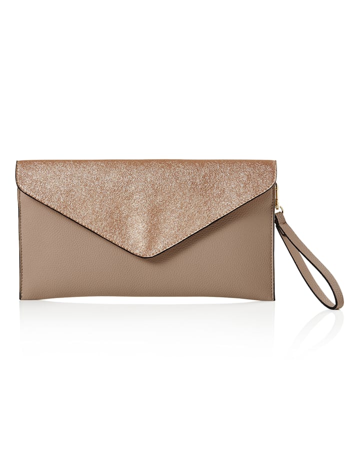 Image of Clutch IMPRESSIONEN Taupe