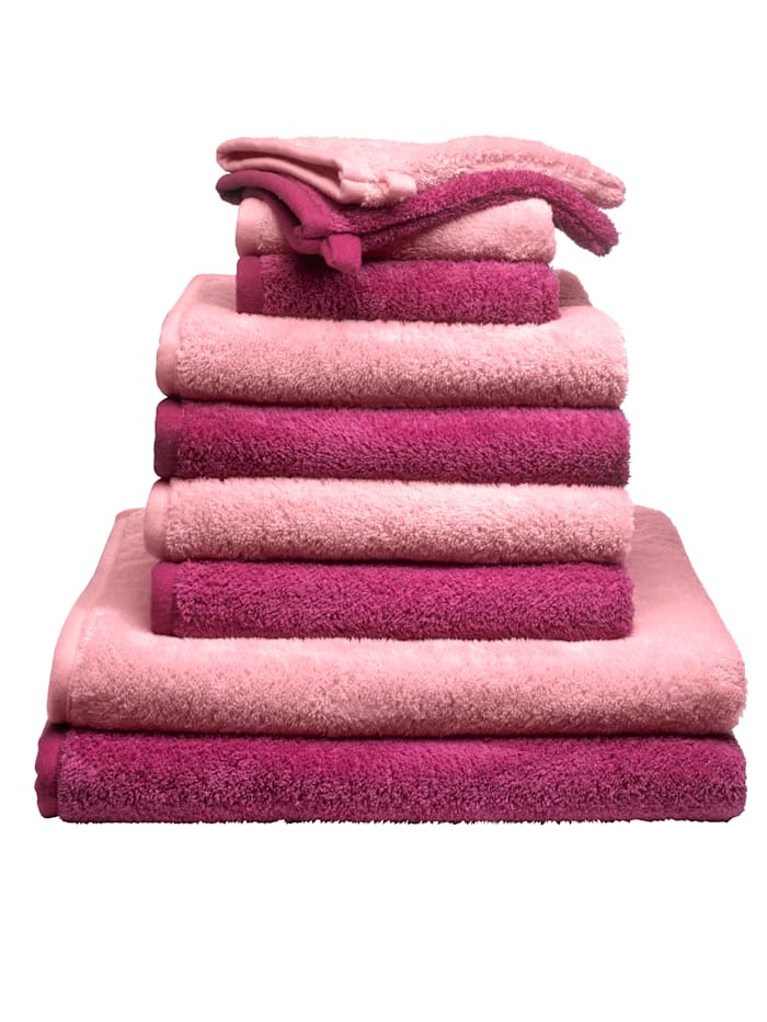 10-delige handdoekenset berlin webschatz berry/roze
