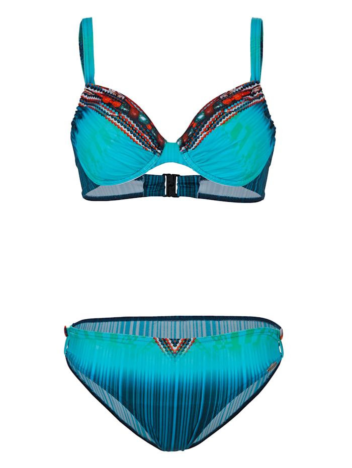 Bikini im sommerlichen Farbmix Sunflair Türkis