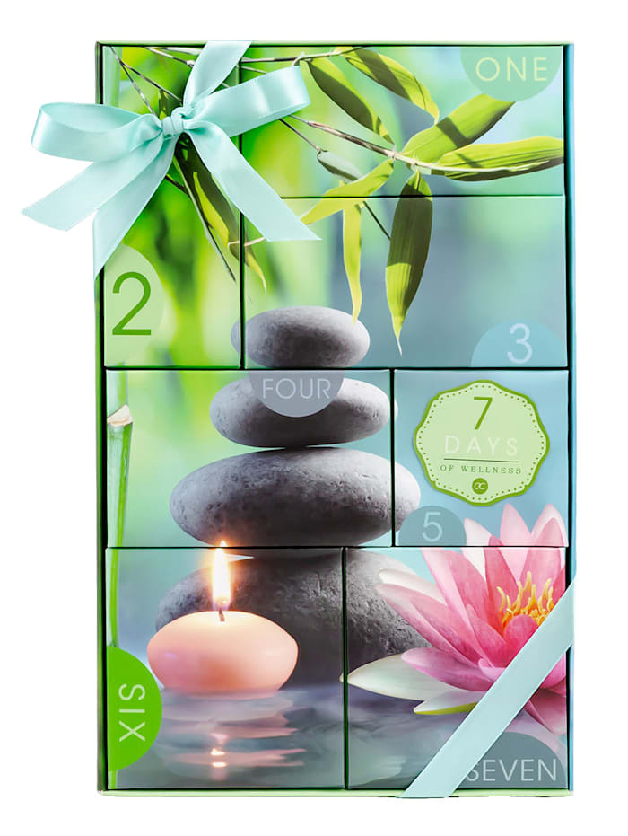 Geschenkset 7 DAYS OF WELLNESS 7 per stuk verpakt in een leuke geschenkbox Accentra Multicolor