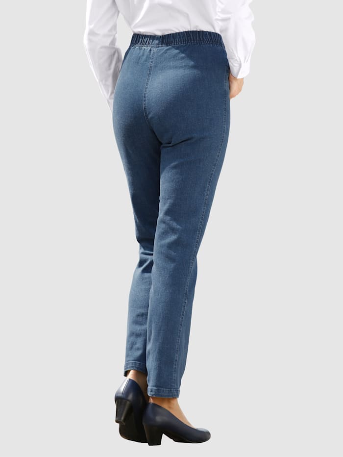 Jeans met elastische band Paola Blauw