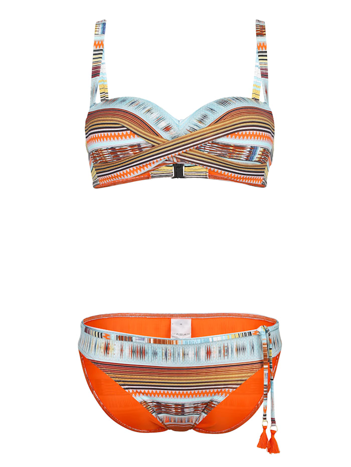 Bikini in bandeaumodel Opera Oranje