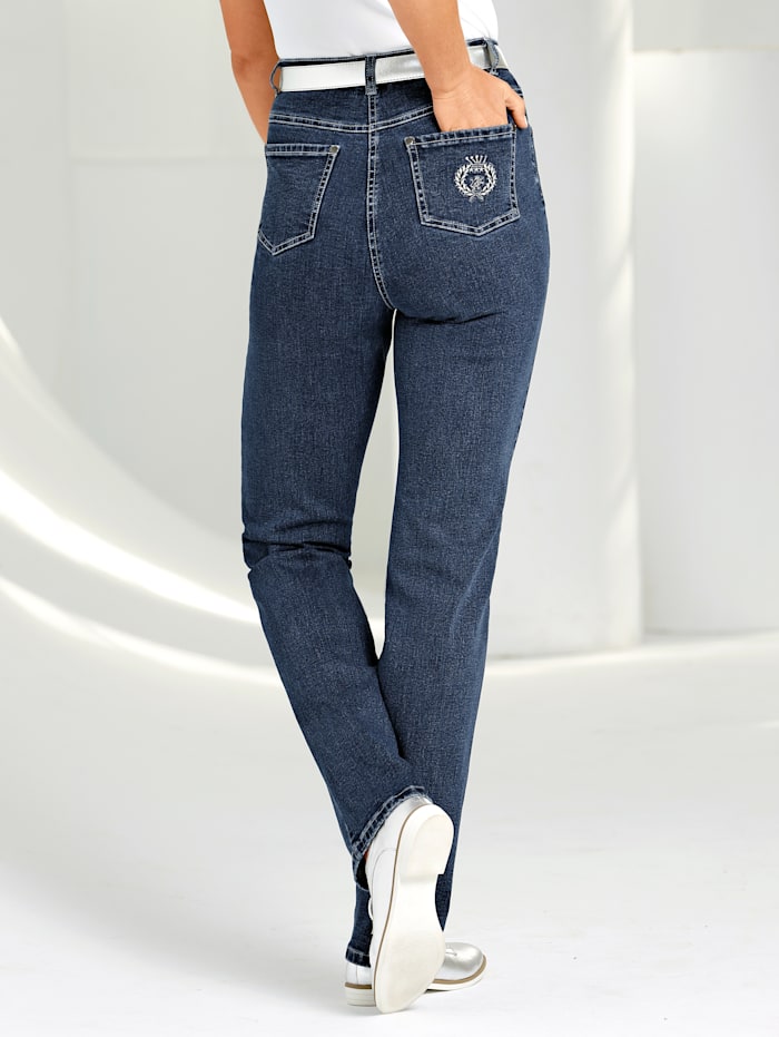 Jeans in comfortabel model Paola Blauw