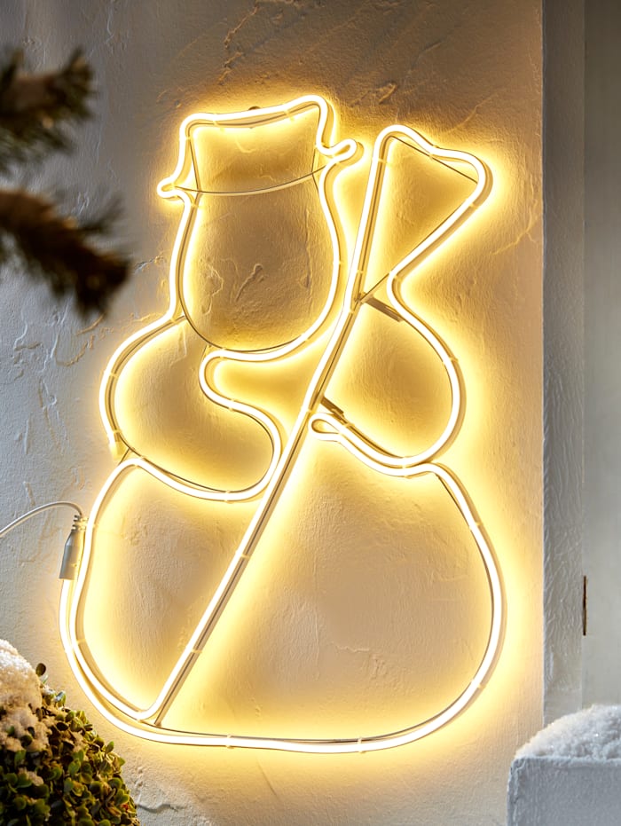 LED-verlichting Sneeuwpop Konstsmide Wit