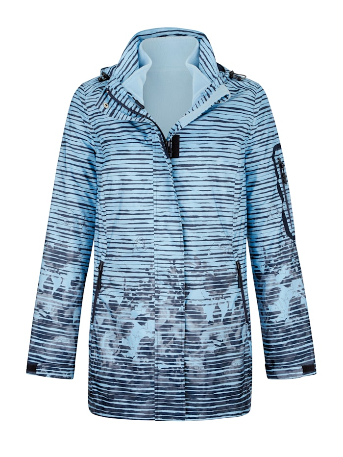 Veste fonctionnelle 2 en 1 avec veste en polaire intégrée Paola Bleu glacier/Marine