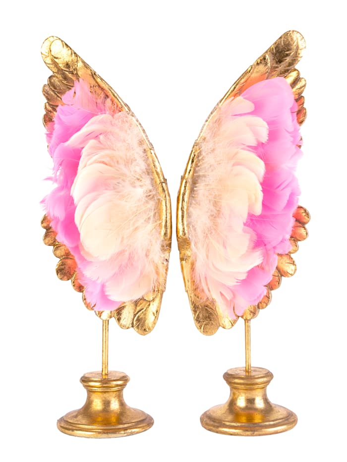 Woondecoratie, Vleugels MARAVILLA Pink/Roze/Goudkleur
