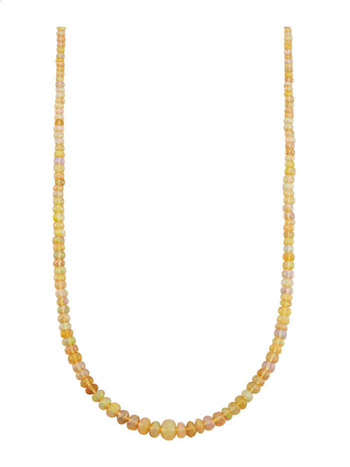 Collier aus äthiopischen Opalen Gelb