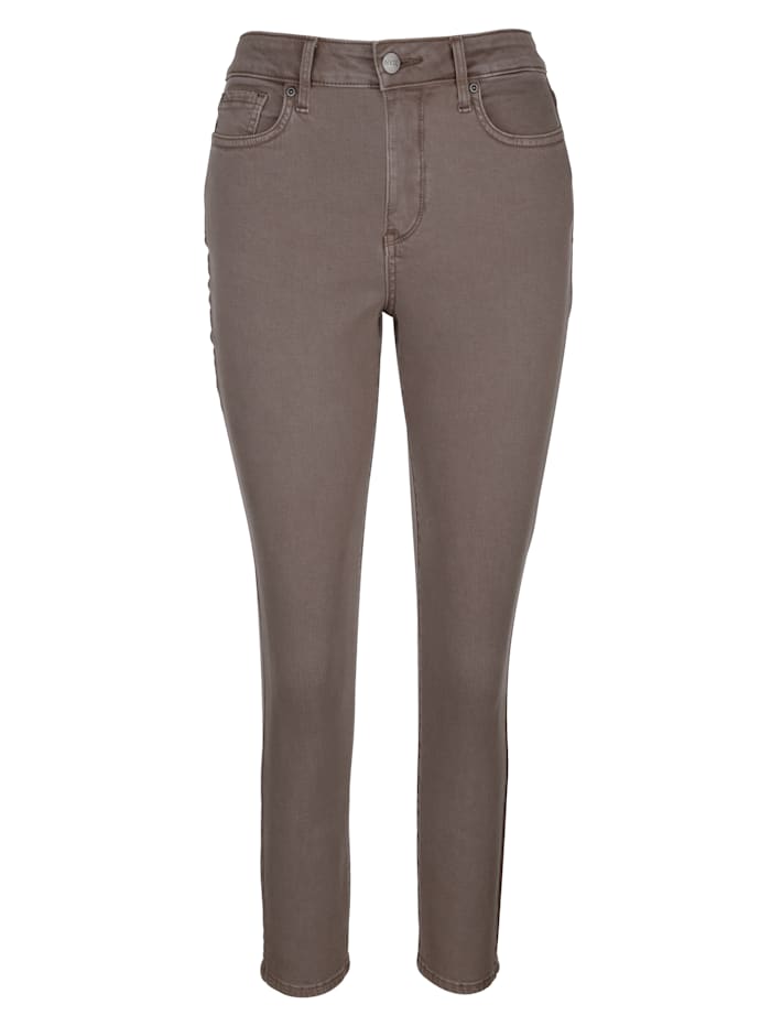 Jeans met shaping effect NYDJ Taupe