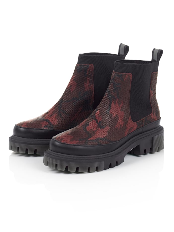 Image of Chelsea-Boots ROCKGEWITTER Rot