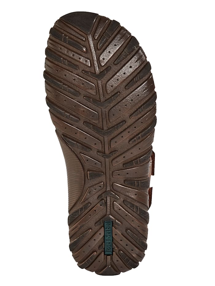 Sandale aus weichem Leder Josef Seibel Braun