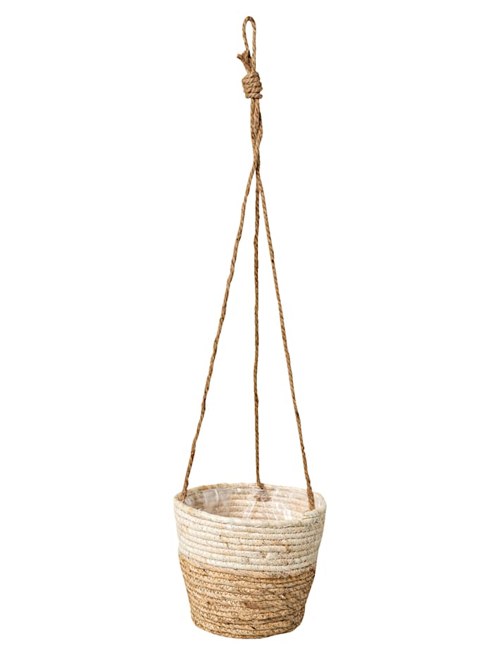 Hanging basket Gasper Ecru