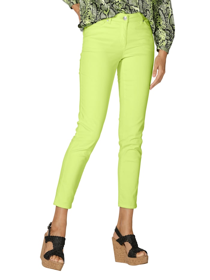 Pantalon en coloris tendance AMY VERMONT Vert fluo