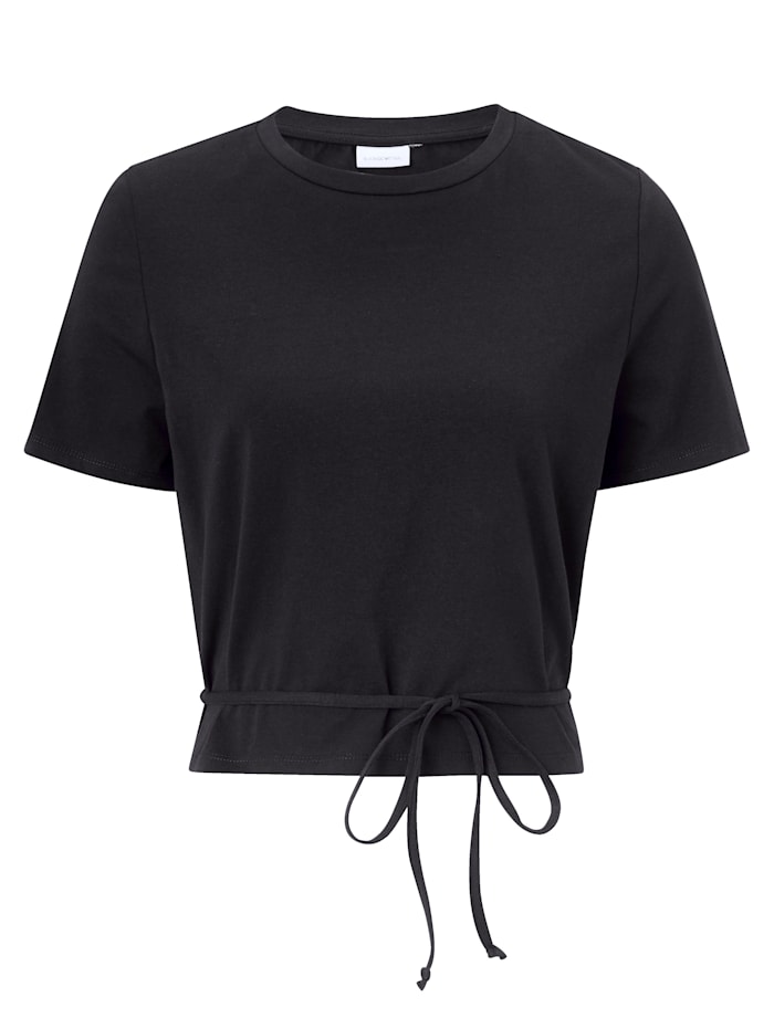 ROCKGEWITTER Shirt met bindbandje  Zwart
