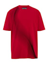 T-Shirt mit kontrastfarbenem Print