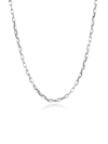 Halskette Herren Rundanker Oval Basic 925 Silber