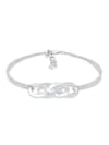 Armband Infinity Liebe Kristalle 925 Silber