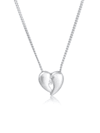 Halskette Herz Liebe Filigran Diamant (0.03 Ct.) 925 Silber