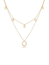 Halskette Basic Layering-Kette Geo Design 925 Silber