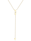 Halskette Y-Kette Dreieck Kristalle 925 Silber