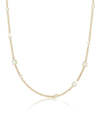 Halskette Erbskette Synthetischer Opal Stein 925 Silber