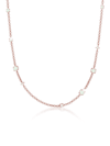 Halskette Erbskette Synthetischer Opal Stein 925 Silber