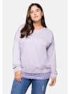 Oversized-Sweatshirt mit Gummibund