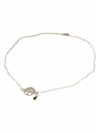 Halskette mit Anhänger YOGA Lebensbaum Smaragd Charm