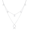 Halskette Basic Layering-Kette Geo Design 925 Silber