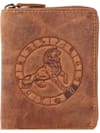 Vintage Sternzeichen Geldbörse Leder 10 cm