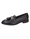 Loafers with decorative leather tassels