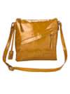 Shoulder bag in a patent leather look