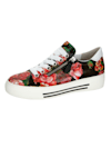Sneakers à plateau à imprimé fleuri