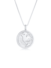 Halskette Weltkugel Globus Münze Coin 925 Silber