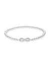 Armband Infinity  Kristalle 925 Silber