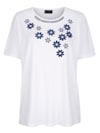 T-shirt à motif floral 3D