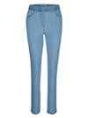 Jeans med resår i midjan i bekväm dra på-modell