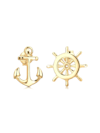 Ohrringe Anker Steuerrad Maritim Sailor Filigran 925 Silber