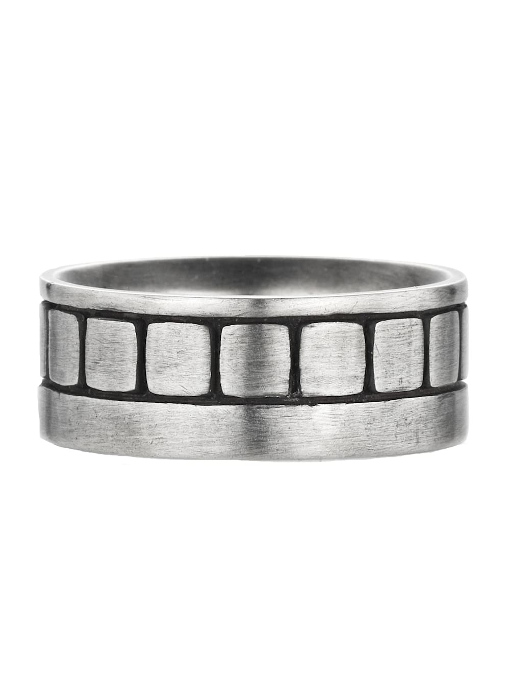 925/- ohne Stein Wenz | Ring Silber matt Sterling CAI