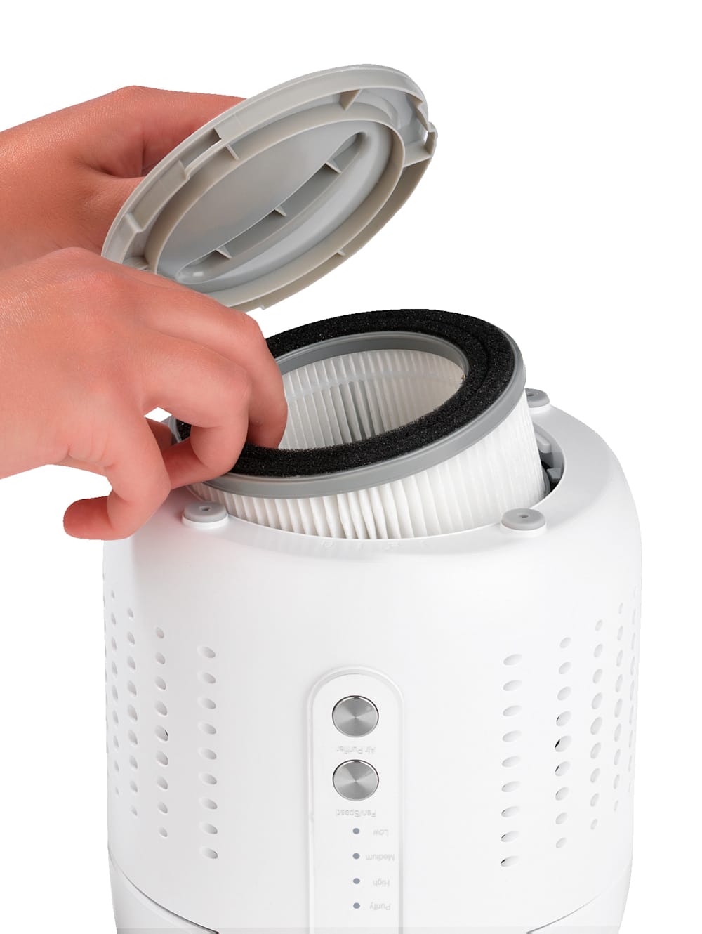 emmer Humanistisch Zenuwinzinking MAXXMEE 2-in-1-luchtreiniger & ventilator, HEPA-Filter, 3 ventilatiestanden  | Meyer Mode
