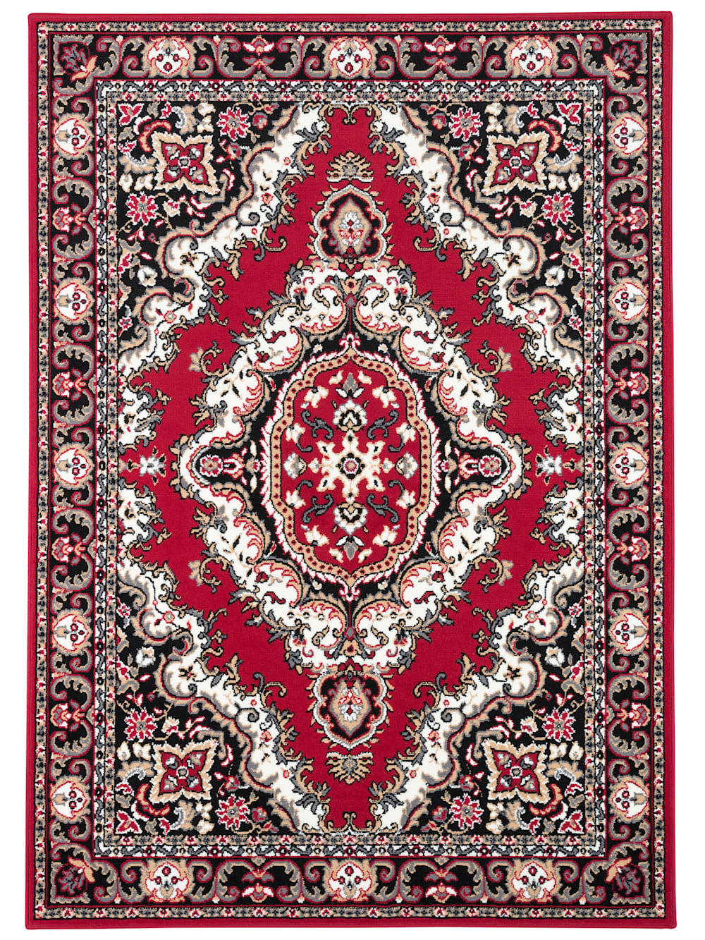 Orient Teppich Trendline Rot Bordüre 