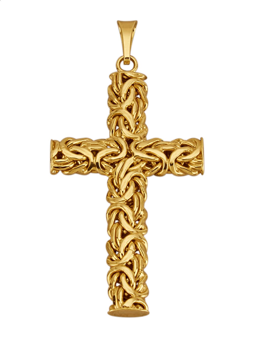 Schmuck Anhänger Beidseitig tragbares Kreuz 375 Gold 
