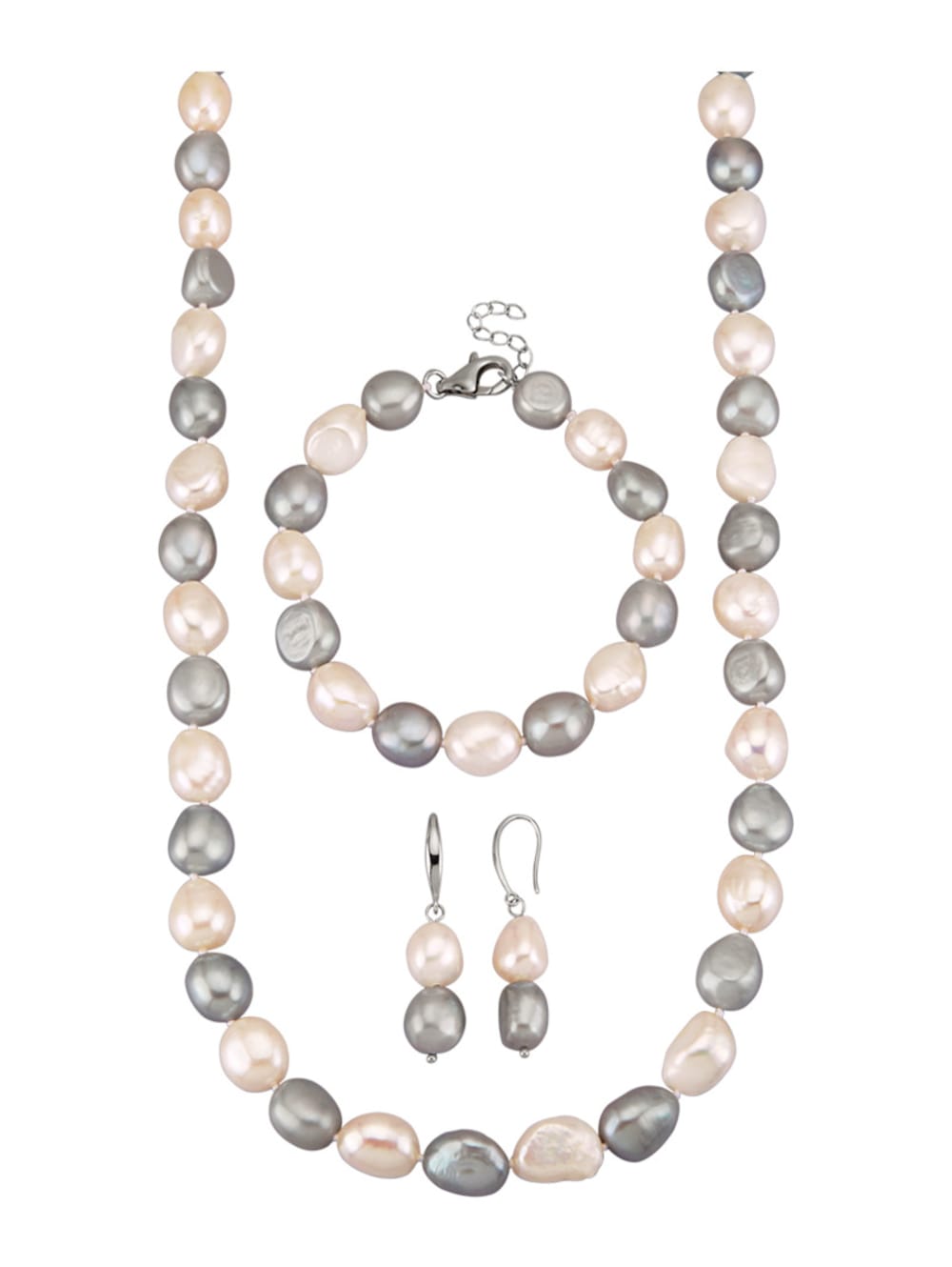 A101 55cm Natürliche Süßwasser Perlen Schmuck Halskette Perlenkette Collier neu 